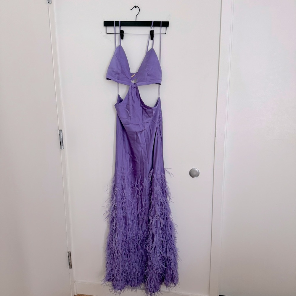 Cult Gaia Raisa Gown in Lilac Purple - Picture 3 of 14